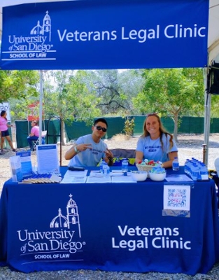 students at event